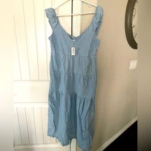 Old Navy Light Blue Denim Dress